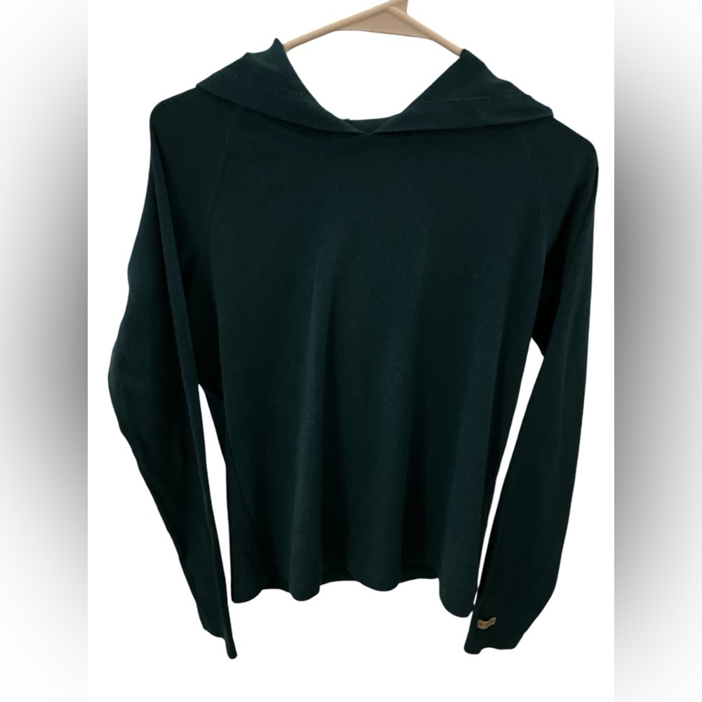 Columbia Womens Hoodie Medium Green Pullover